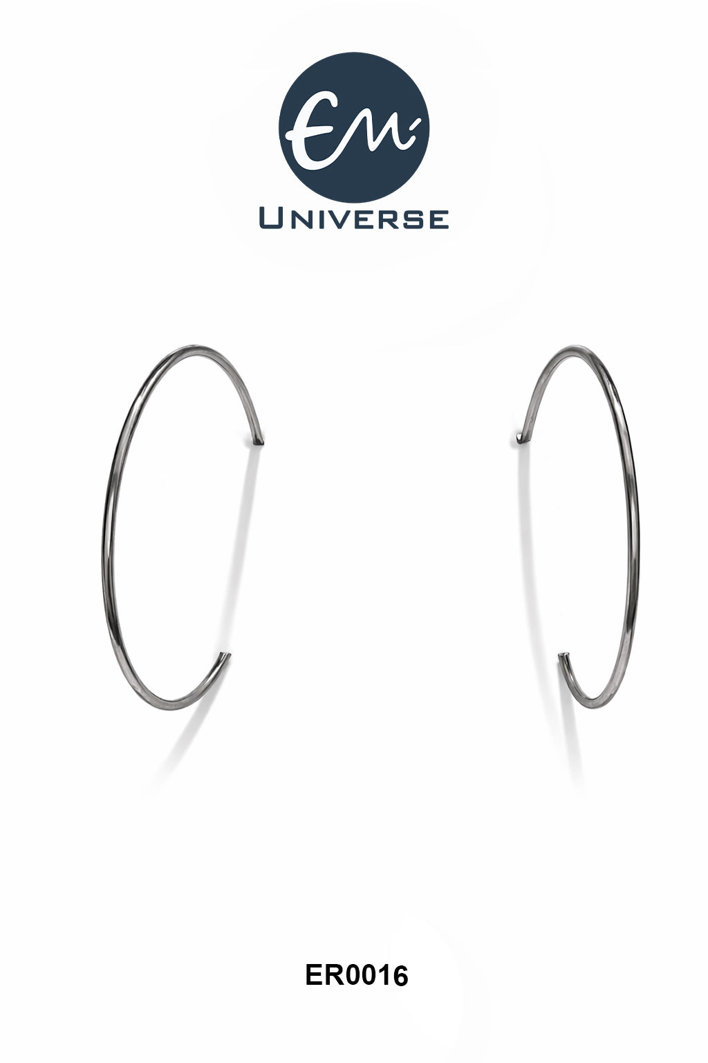 Minimal Silver Tone Hoop Earrings for Everyday Wear