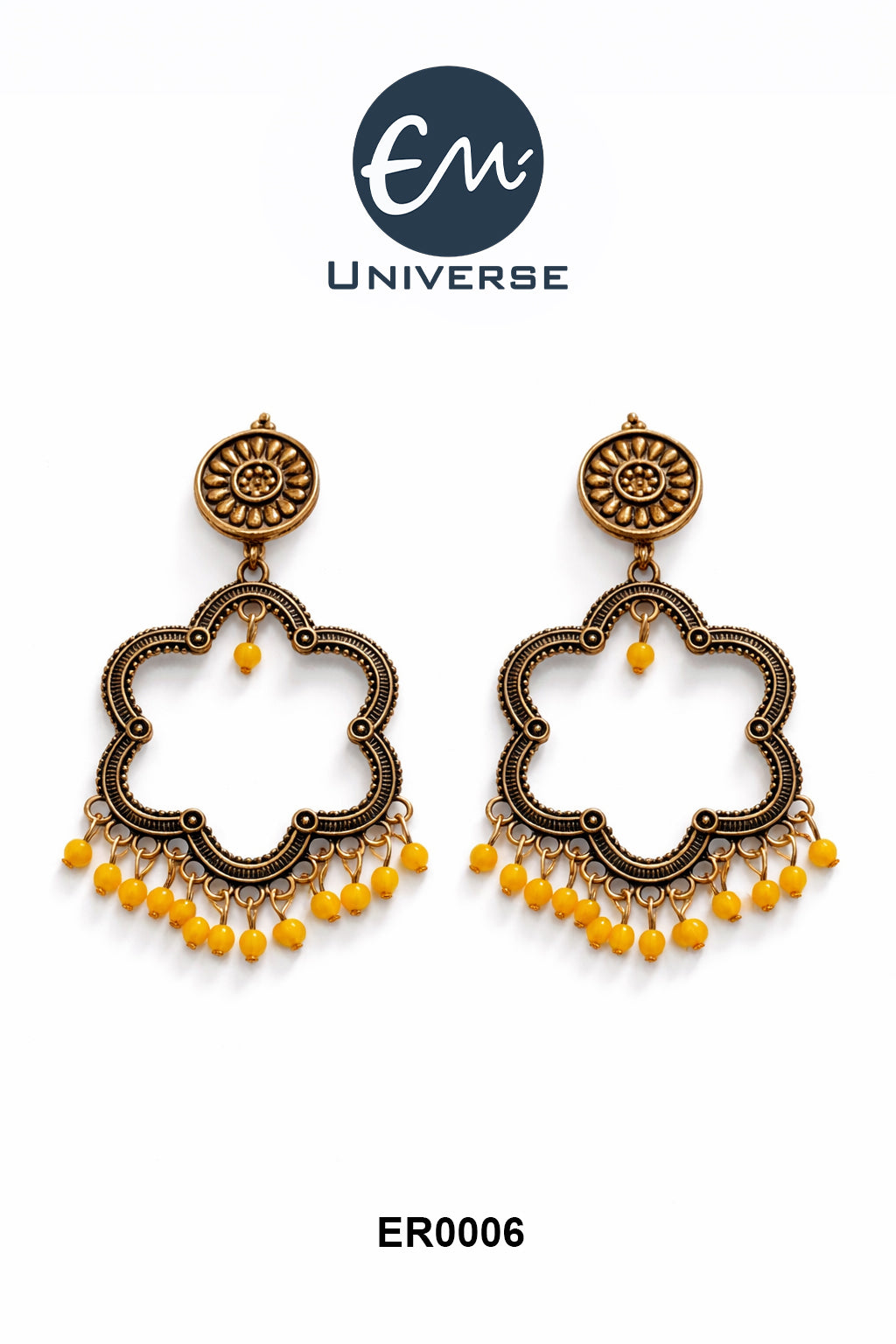 Elegant Gold Plated Designer Drop Earrings for Women – Lightweight Fashion Jewelry